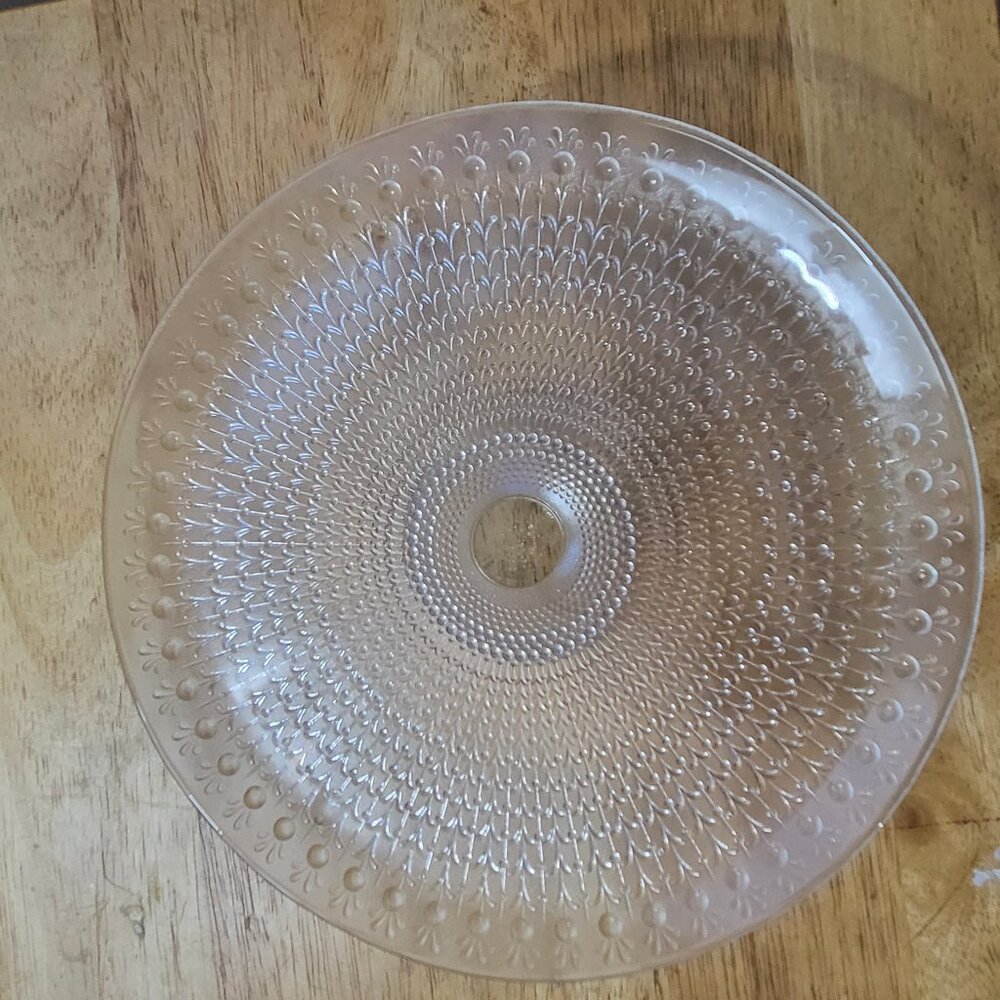 Vintage Mikasa Symphony Walther Crystal 7.5" Cake Stand GUC SEE PICTURES